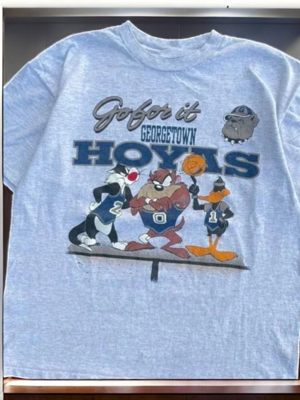 Vintage Style NCAA Georgetown Hoyas Looney Tunes T-Shirt, Georgetown Hoyas Shirt